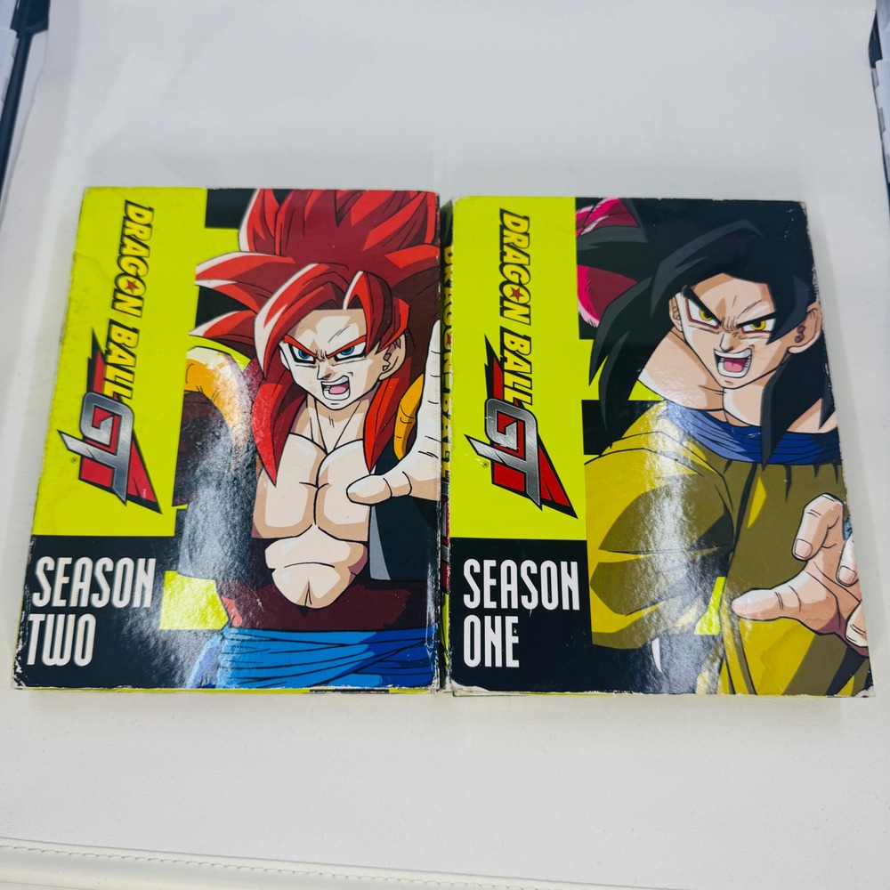 Dragon Ball GT Season 1 and 2 DVD Set Complete Series Funimation Anime SS4 Goku